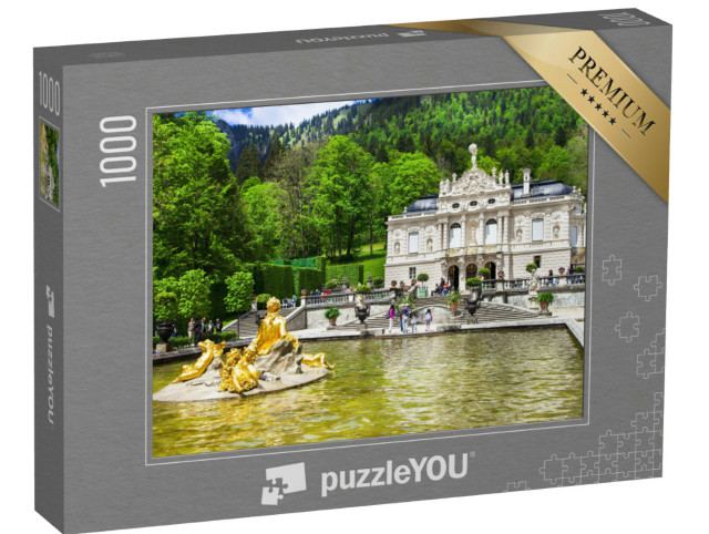 puzzle 1000 dílků „Bavorský zámek Linderhof“