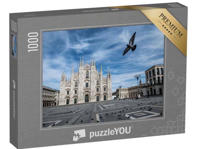 puzzle 1000 dílků „Fasáda milánské katedrály“