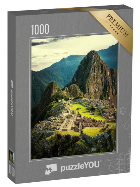 puzzle 1000 dílků „Machu Picchu při západu slunce“