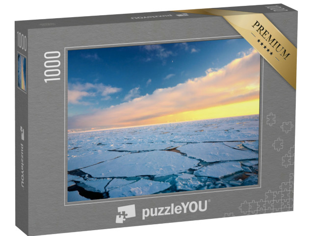 puzzle 1000 dílků „Globální oteplování na severním pólu Arktidy, Špicberky“