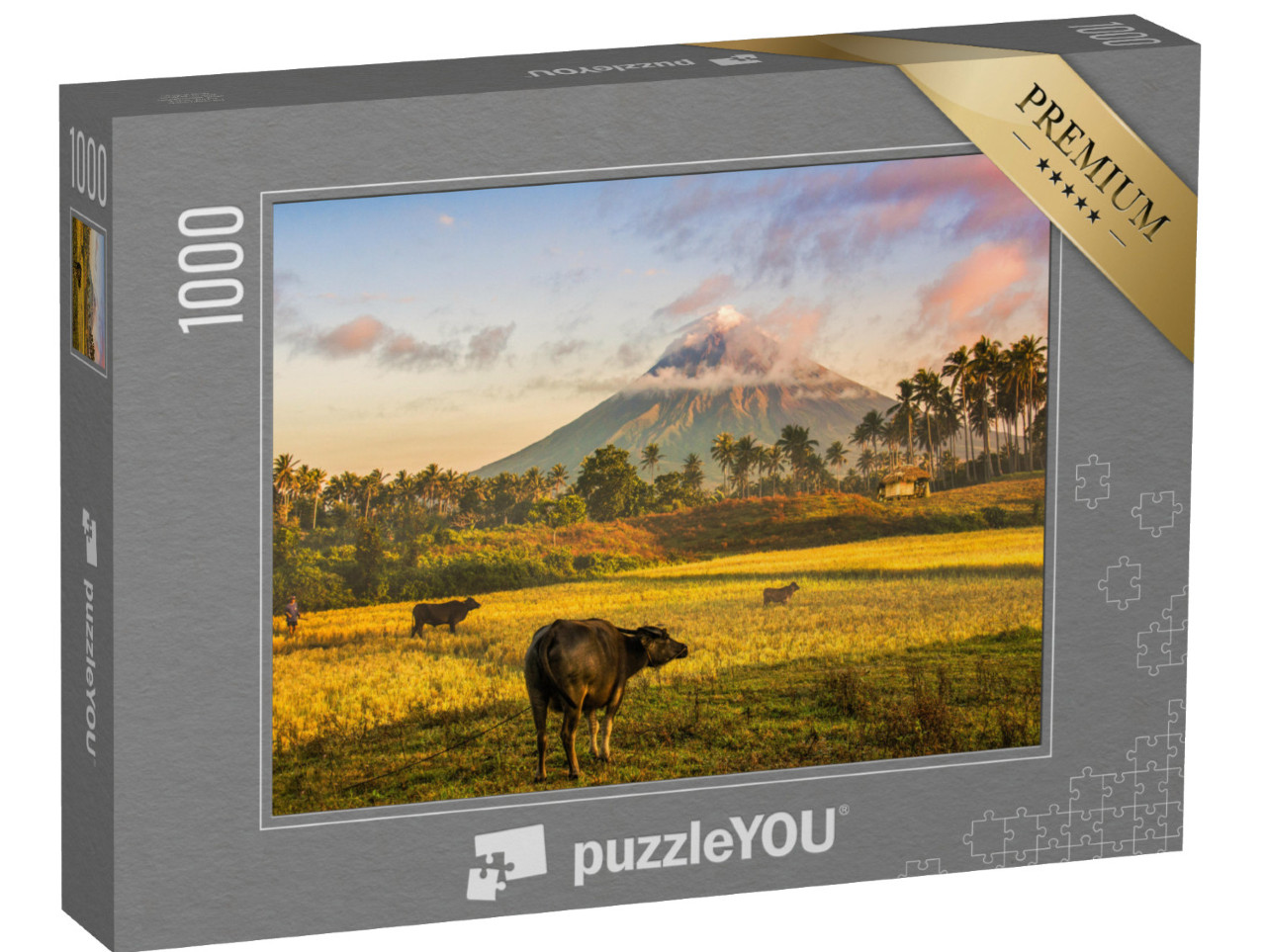 puzzle 1000 dílků „Sopka Mayon, Filipíny“