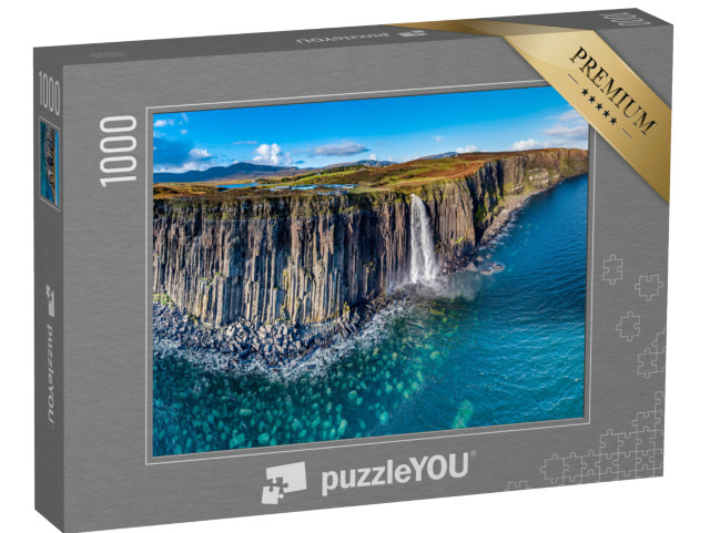 puzzle 1000 dílků „Vodopád Kilt Rock, ostrov Skye, Skotsko“