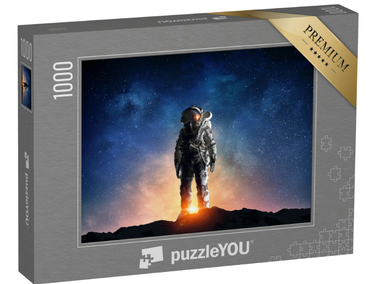 puzzle 1000 dílků „Astronaut s vesmírem“