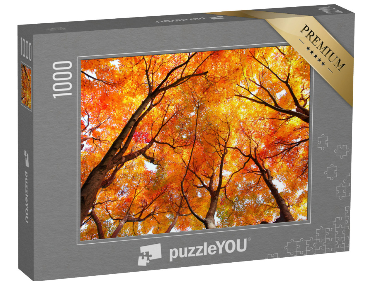 puzzle 1000 dílků „Javory na podzim“