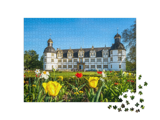 puzzle 1000 dílků „Zámek Neuhaus u Paderbornu, Německo“