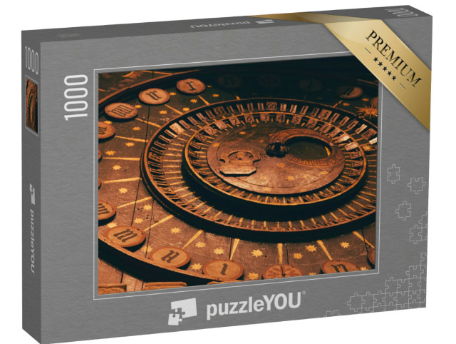 puzzle 1000 dílků „Historické hodiny ze 13. století“