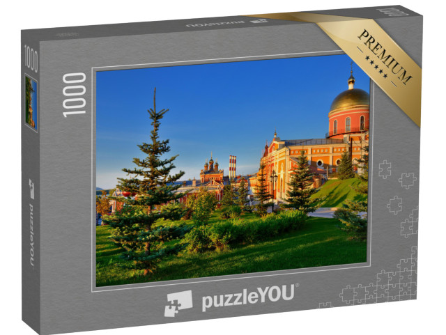 puzzle 1000 dílků „Krásné staré budovy ve městě Samara, Rusko“