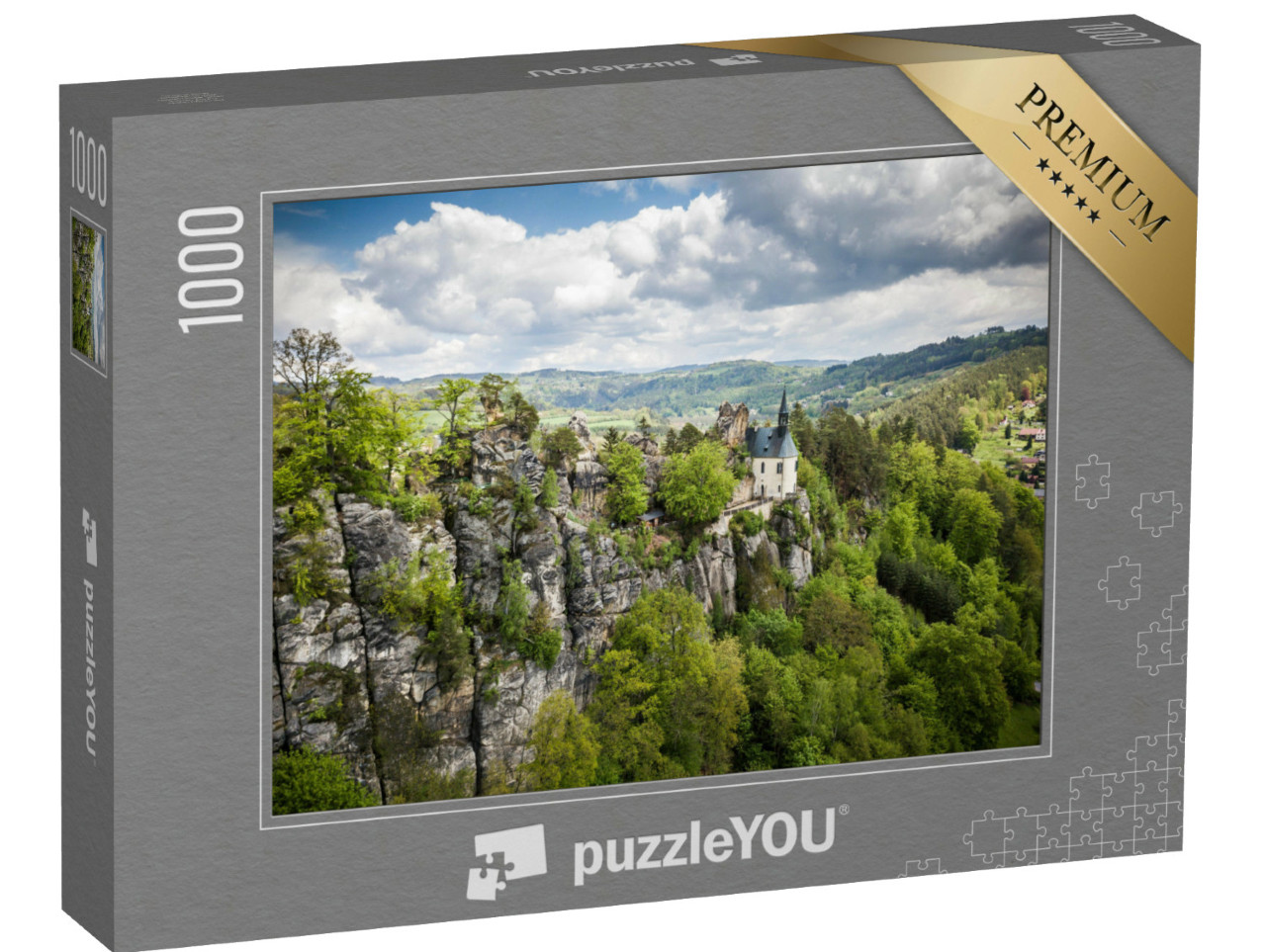 puzzle 1000 dílků „Prachovské skály, Český ráj, Česká republika“