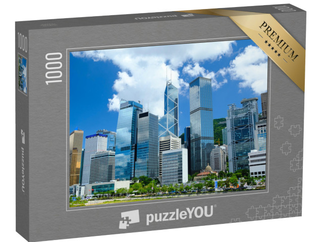 puzzle 1000 dílků „Panorama Hongkongu“