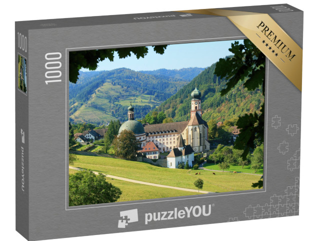 puzzle 1000 dílků „Černý les v Německu: krásná krajina“