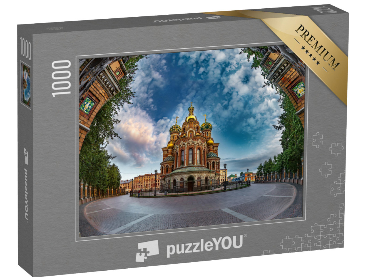 puzzle 1000 dílků „Pravoslavný kostel v Petrohradě“