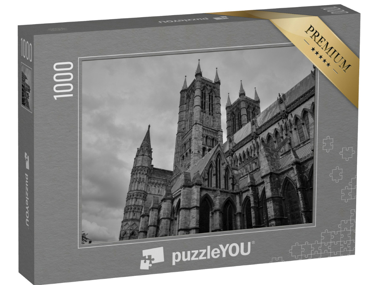 puzzle 1000 dílků „Lincolnská katedrála“