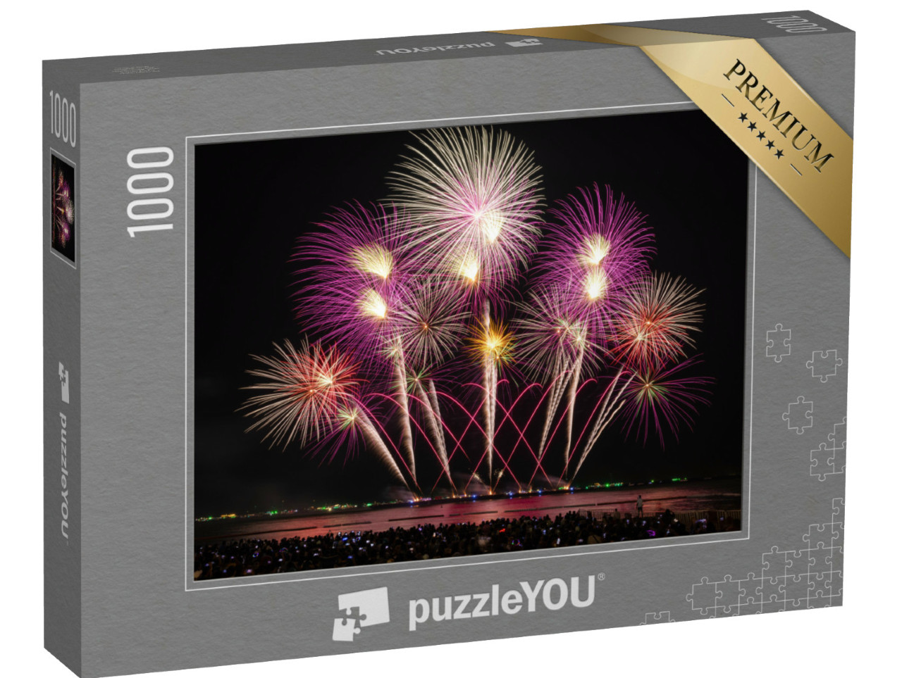 puzzle 1000 dílků „Pattaya, Thajsko - 25.-26. listopadu Krásná světla na...“