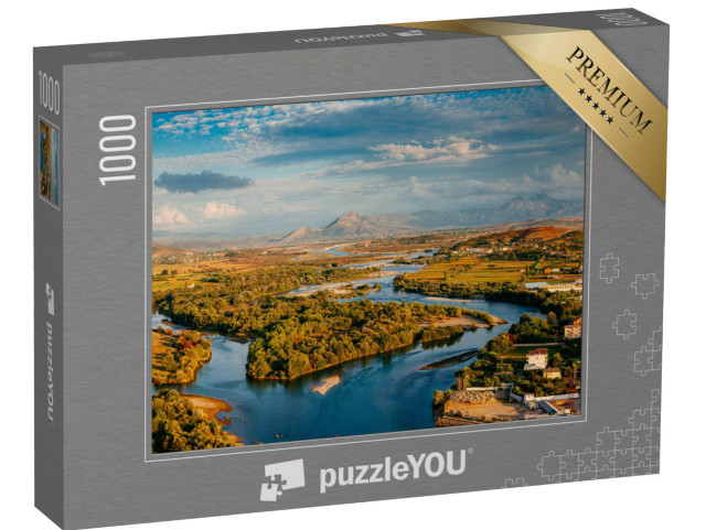 puzzle 1000 dílků „Řeka v Albánii“