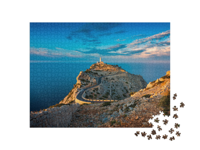 puzzle 1000 dílků „Maják Cap de Formentor, Mallorca, Španělsko“