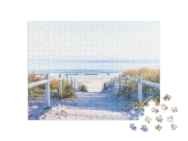 puzzle 500 dílků „Cesta na pláž u Baltského moře“