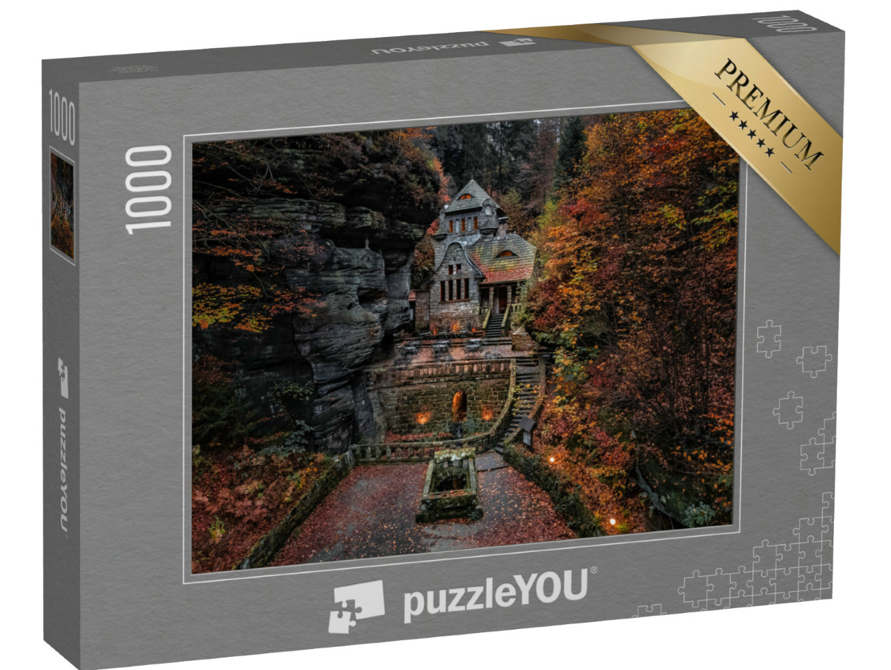 puzzle 1000 dílků „Hřensko, České Švýcarsko, Česká republika“