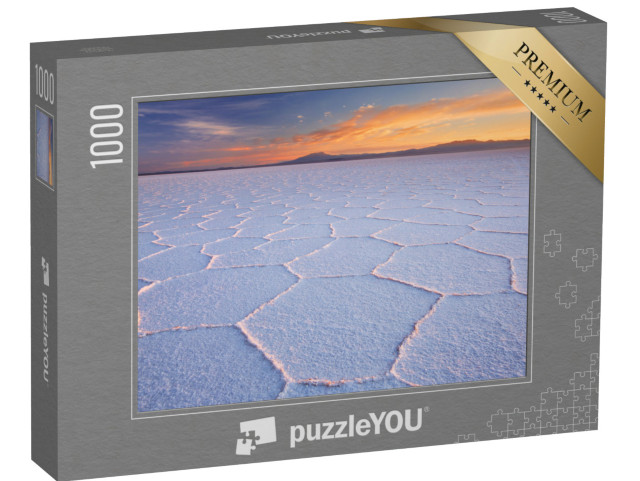 puzzle 1000 dílků „Největší solné jezero na světě: Salar de Uyuni v Bolívii“