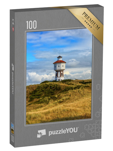 puzzle 100 dílků „Maják na ostrově Langeoog, Dolní Sasko“