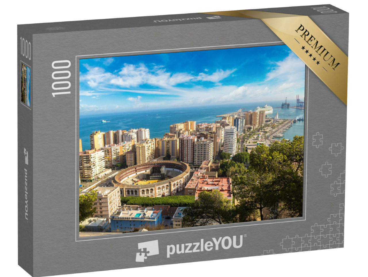 puzzle 1000 dílků „Málaga v létě, Španělsko“