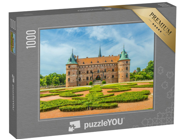 puzzle 1000 dílků „Hrad Egeskov na ostrově Funen, Dánsko“
