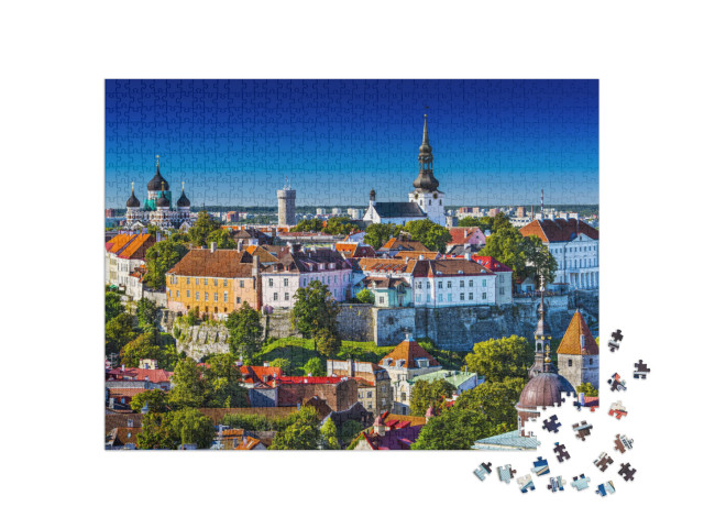 puzzle 1000 dílků „Tallinn, Estonsko“