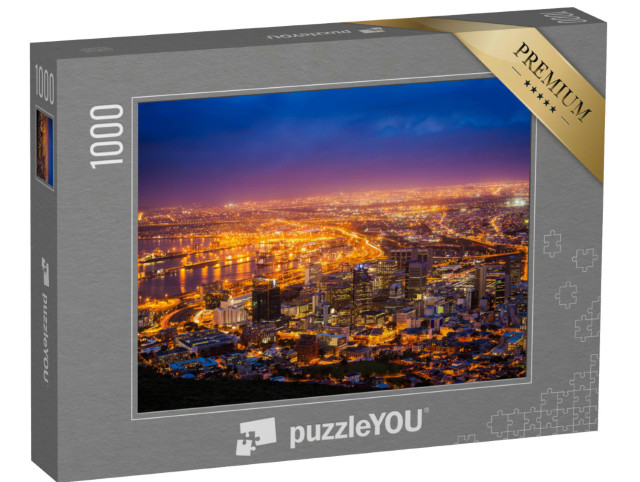 puzzle 1000 dílků „Pohled na Kapské Město brzy ráno, Jihoafrická republika“