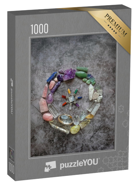 puzzle 1000 dílků „Drahé kameny a minerály“
