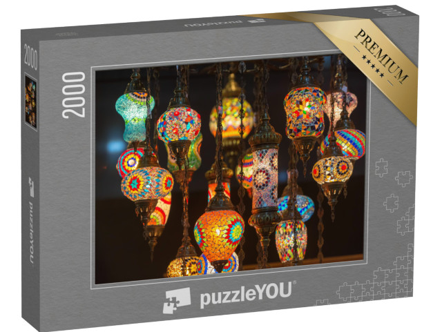 puzzle 2000 dílků „Barevné lucerny z Maroka“