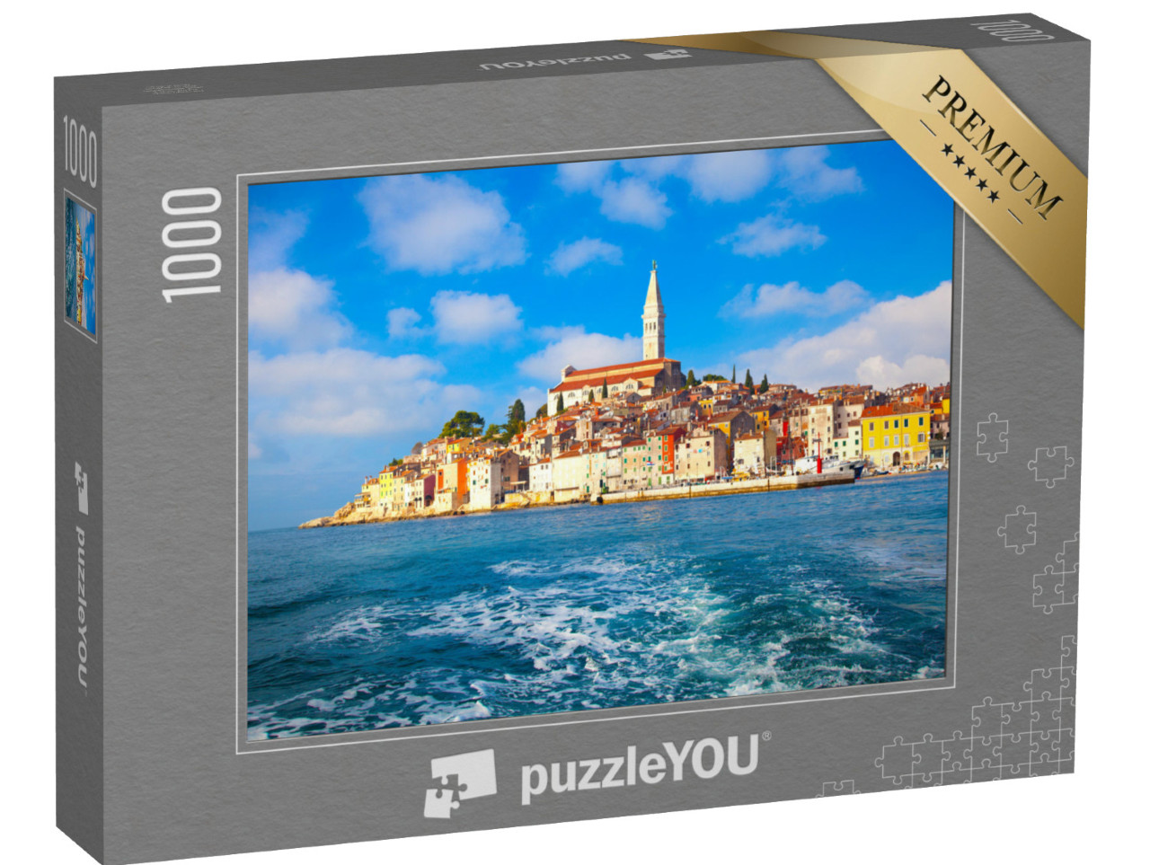 puzzle 1000 dílků „Staré istrijské město, Poreč, Chorvatsko“