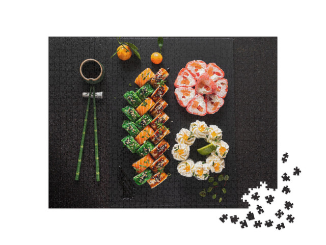 puzzle 1000 dílků „Sushi lahůdky“