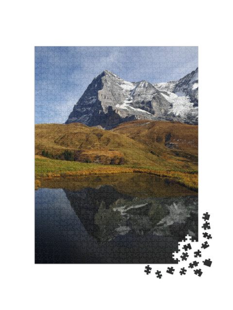 puzzle 1000 dílků „Eiger, Mönch a Jungfrau: triumvirát Bernských Alp“