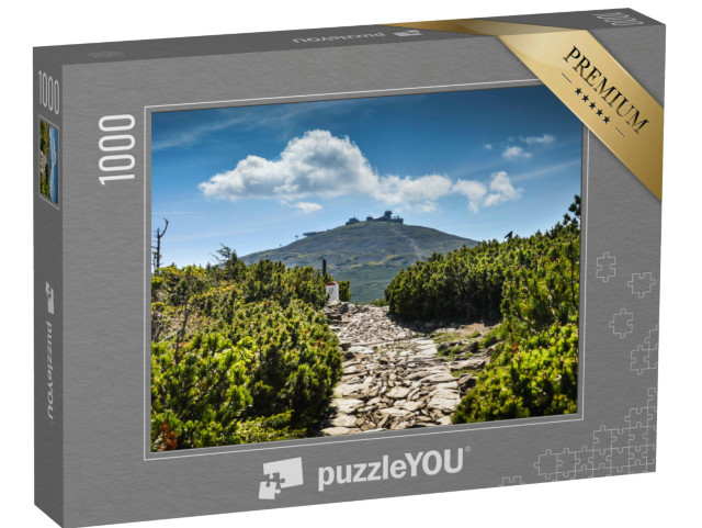 puzzle 1000 dílků „Cesta na Sněžku, Krkonoše, Česká republika“
