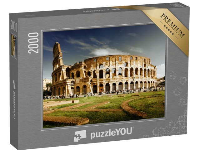 puzzle 2000 dílků „Koloseum v Římě“
