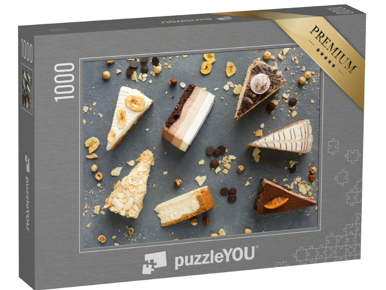 puzzle 1000 dílků „Kousky dortu“