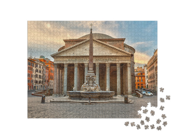 puzzle 1000 dílků „Pantheon v Římě“