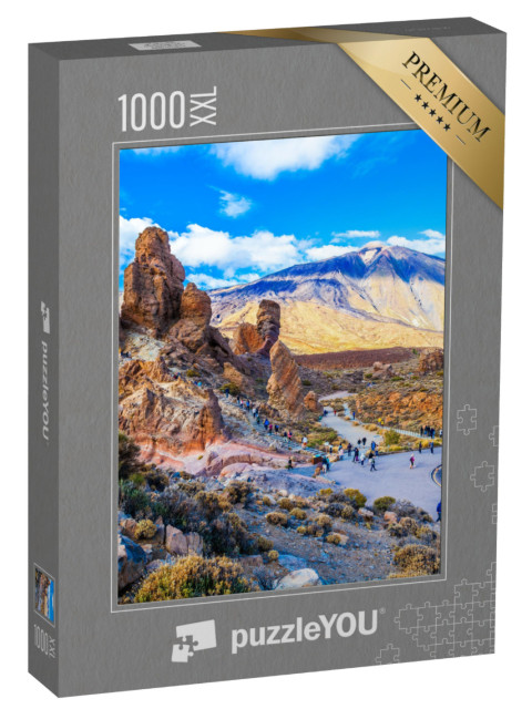 puzzle 1000 dílků XXL „Hora Teide a Garcia Stone, Tenerife, Španělsko“