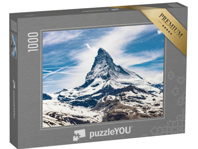 puzzle 1000 dílků „Matterhorn, Švýcarské Alpy“