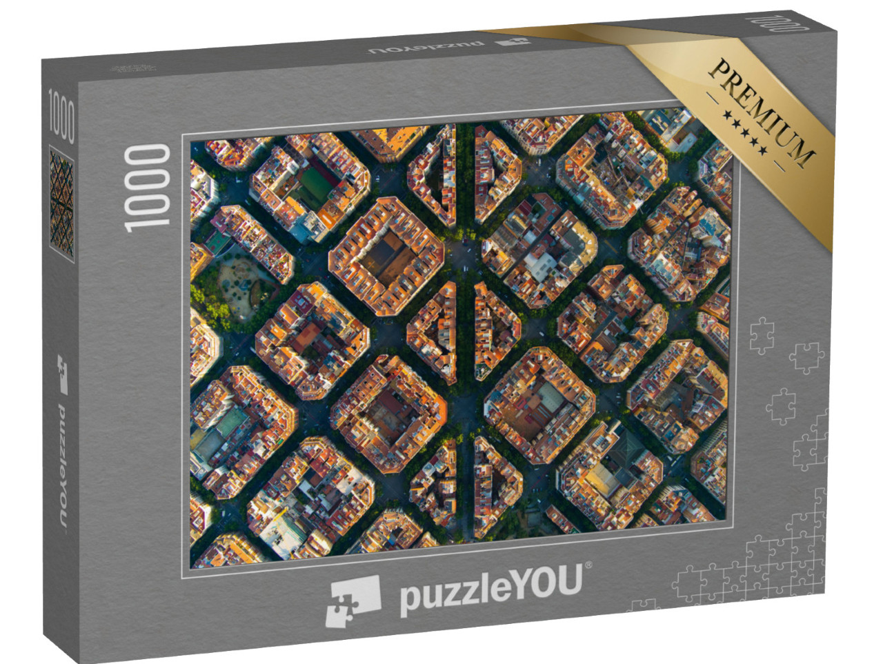 puzzle 1000 dílků „Krajina Barcelony“