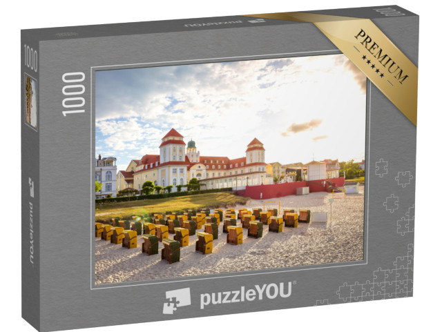 puzzle 1000 dílků „Historická budova v Binzu, ostrov Rujána, Německo“