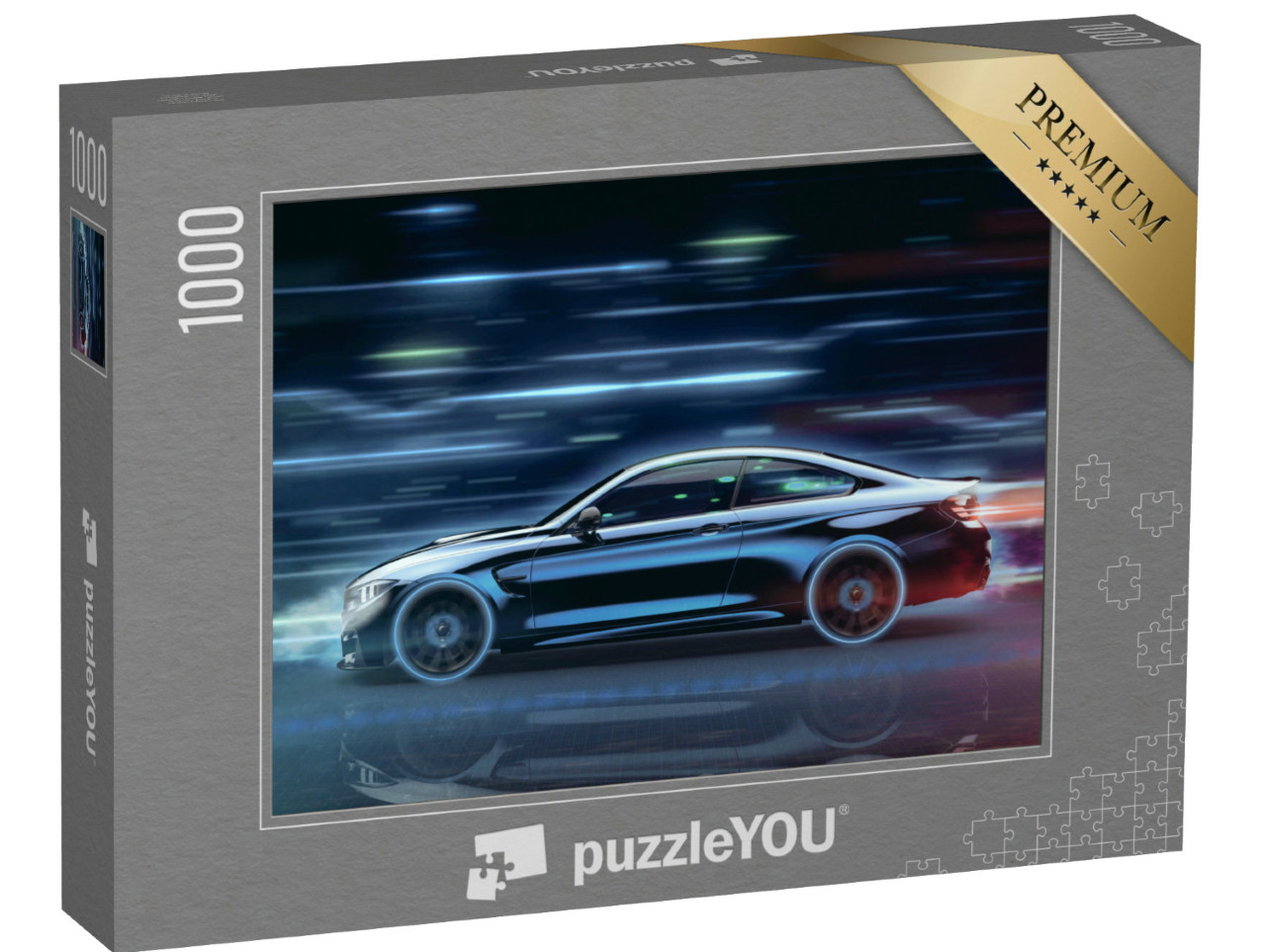 puzzle 1000 dílků „Futuristický koncept: sportovní vůz“