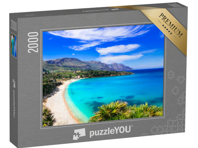 puzzle 2000 dílků „Snová pláž Scopello, Sicílie, Itálie“