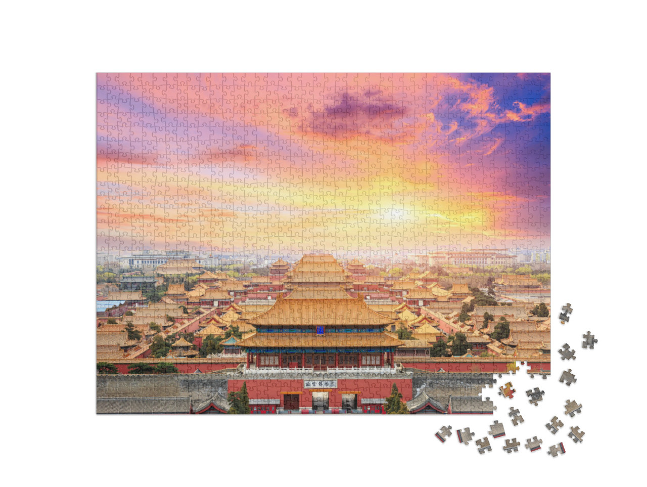puzzle 1000 dílků „Peking, Zakázané město“