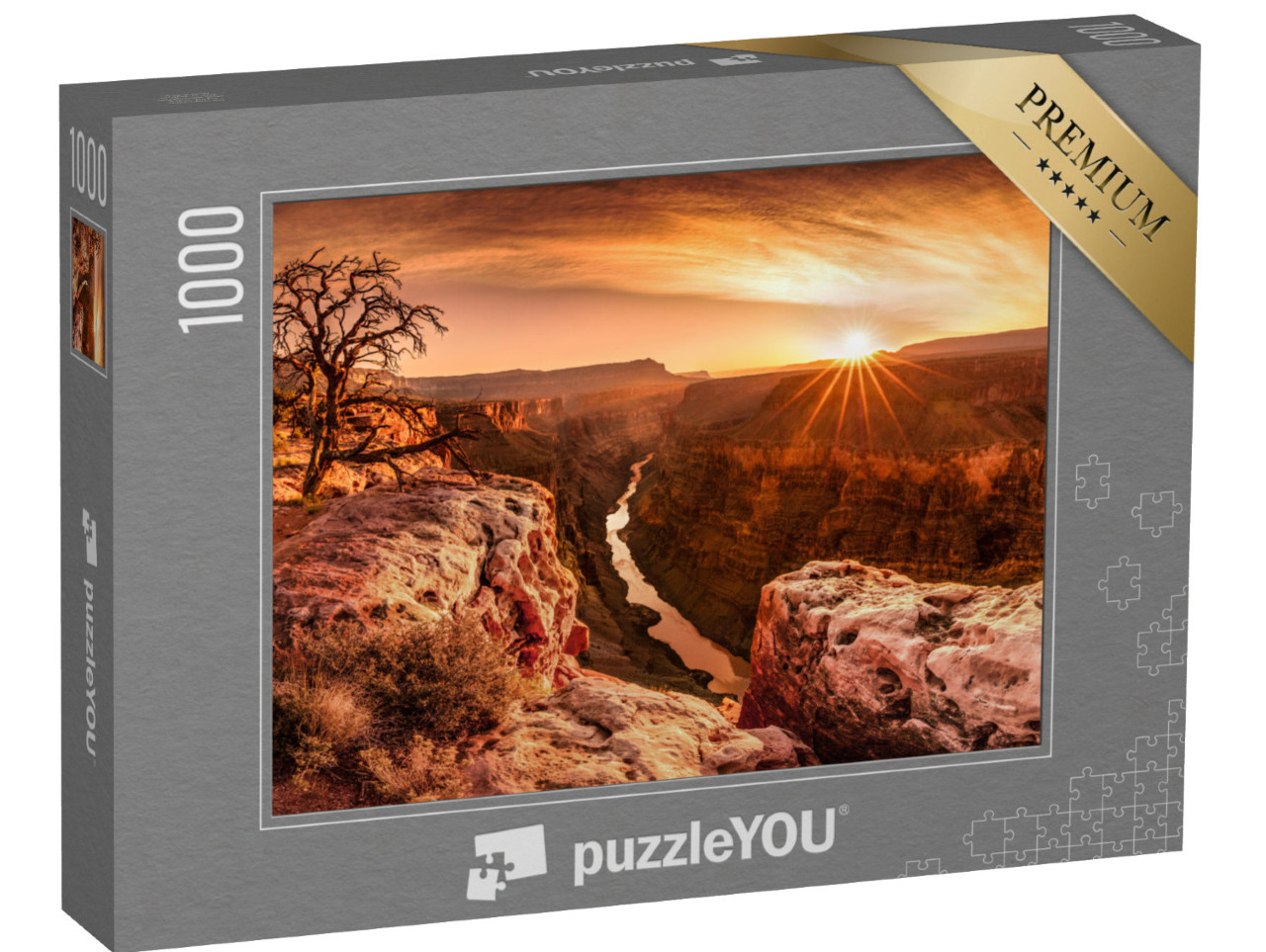 puzzle 1000 dílků „Úchvatný východ slunce u Grand Canyonu, USA“