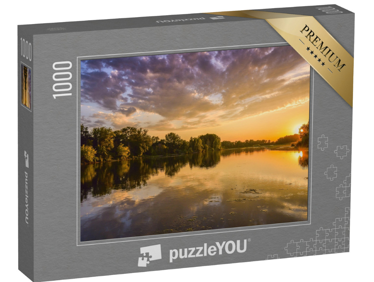 puzzle 1000 dílků „Loira při západu slunce“