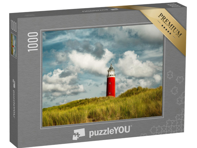 puzzle 1000 dílků „Červený maják na ostrově Texel, Nizozemsko“