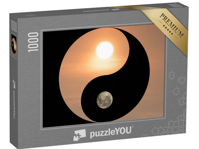 puzzle 1000 dílků „Symbol pro jin a jang“