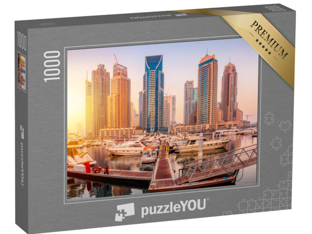 puzzle 1000 dílků „Dubai Marina ve Spojených arabských emirátech“