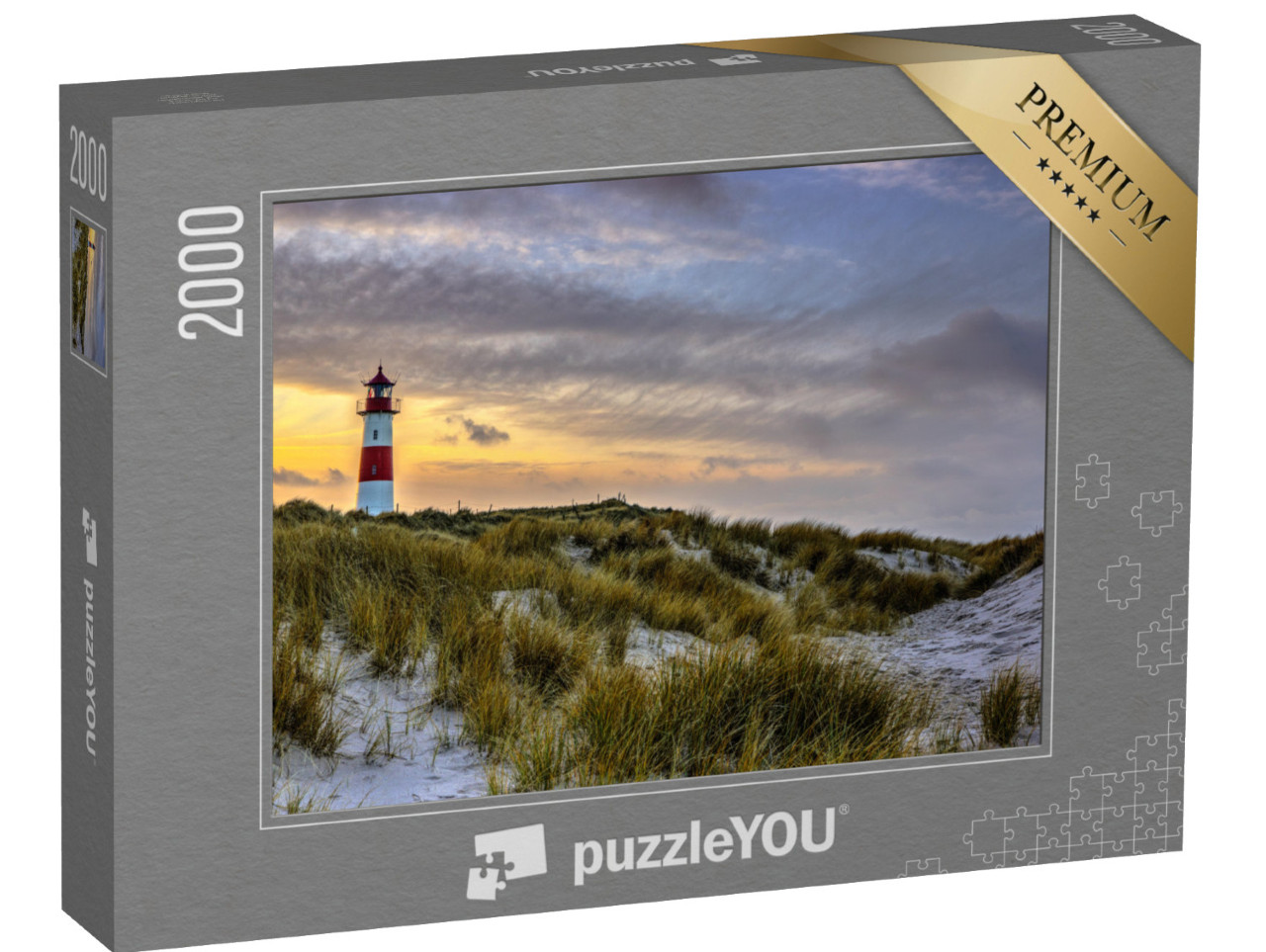 puzzle 2000 dílků „Maják na ostrově Sylt“