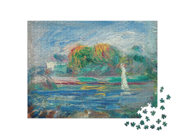 puzzle 1000 dílků „Auguste Renoir - Modrá řeka“